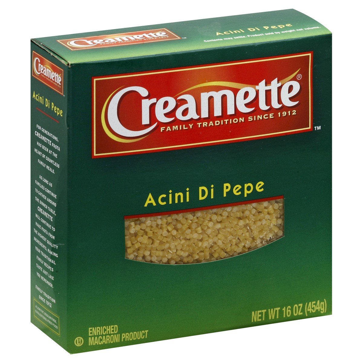 slide 3 of 5, Creamette Acini Di Pe Pe, 16 oz