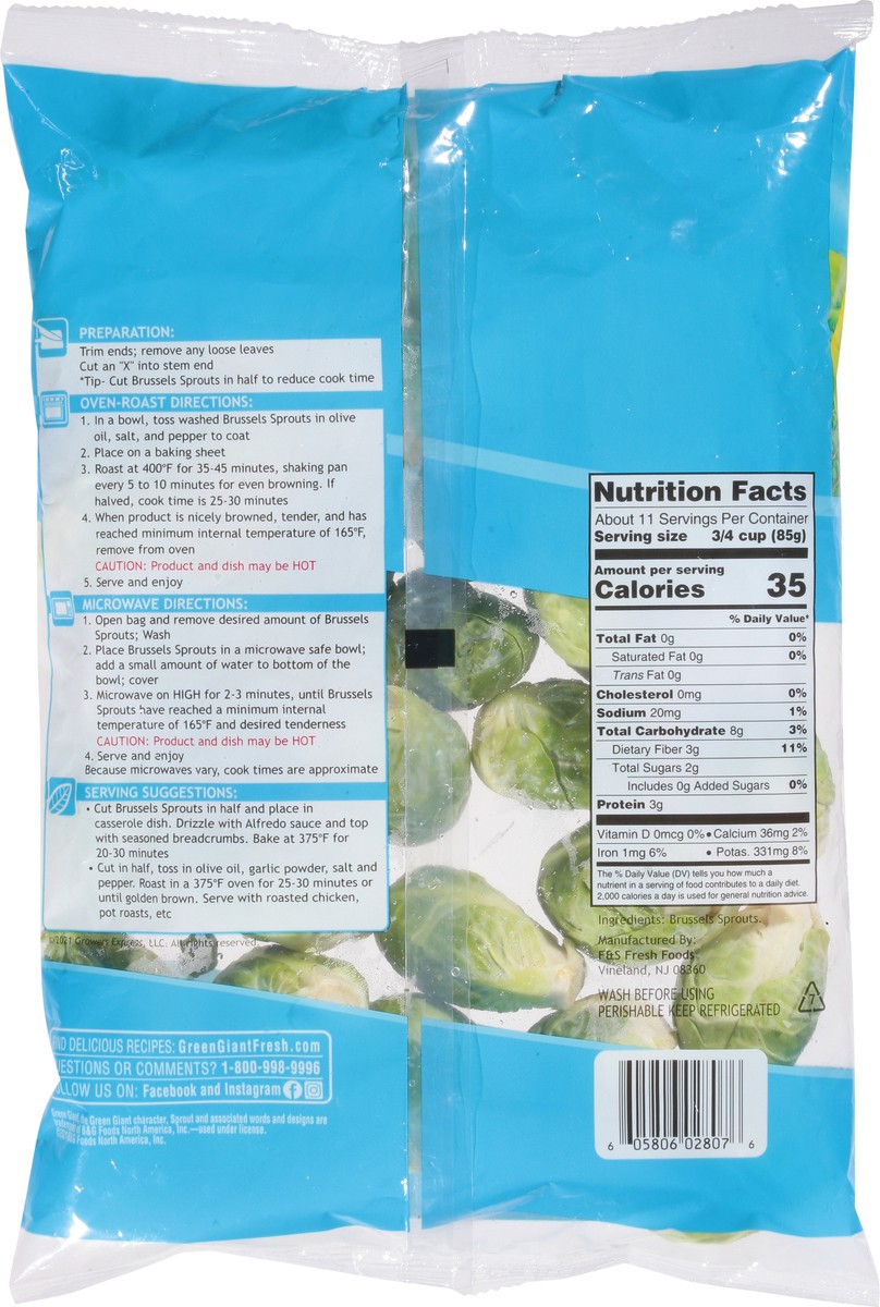 slide 6 of 13, Eat Smart Brussels Sprouts, 2 lb