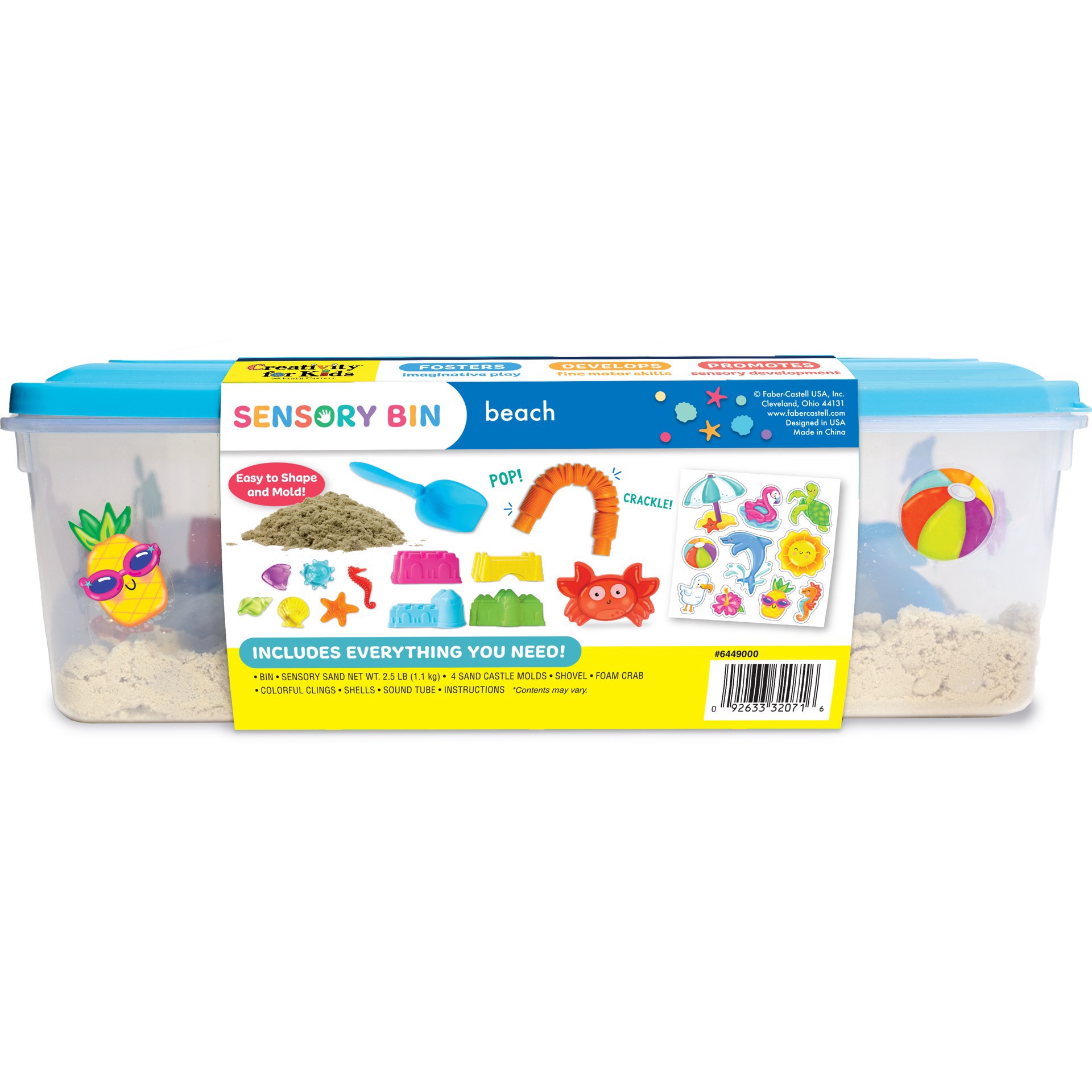 slide 4 of 12, Faber-Castell Creativity For Kids Beach Sensory Bin, 10.25 in x 14.5 in x 4.75 in