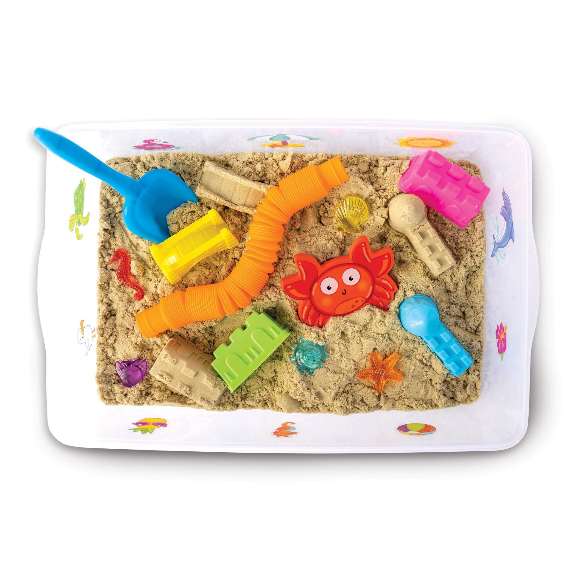 slide 12 of 12, Faber-Castell Creativity For Kids Beach Sensory Bin, 10.25 in x 14.5 in x 4.75 in