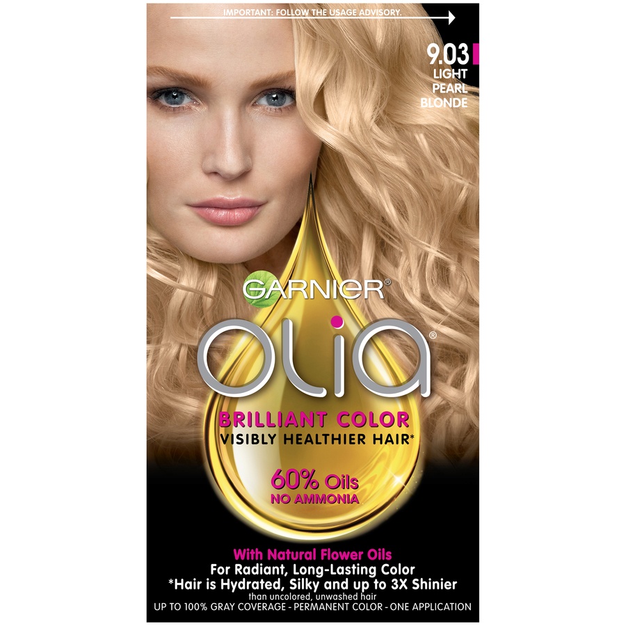 slide 1 of 7, Garnier Olia Oil Powered Permanent Hair Color, 1 ct