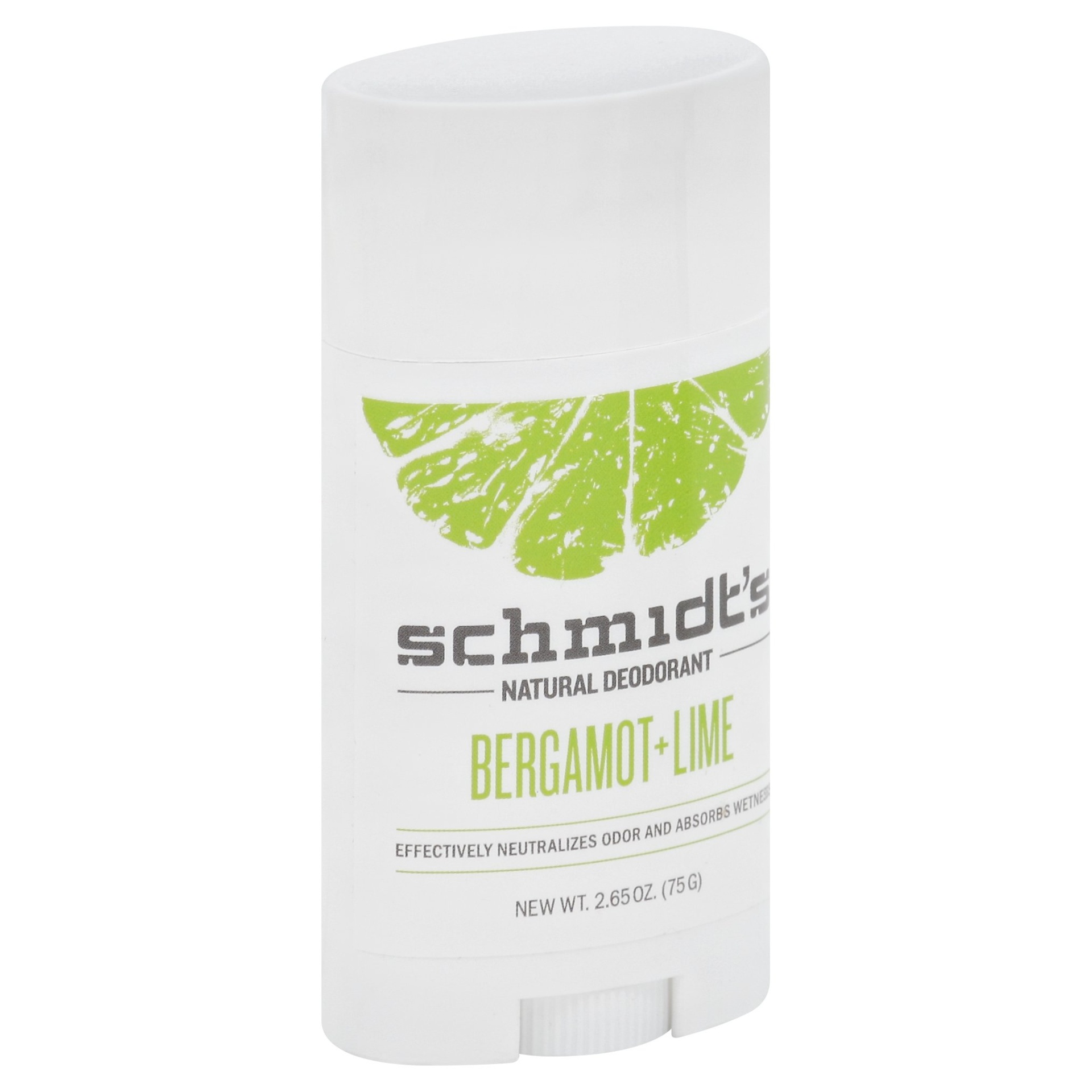 slide 1 of 2, Schmidt's Bergamot Lime Deodorant Stick, 3.25 oz