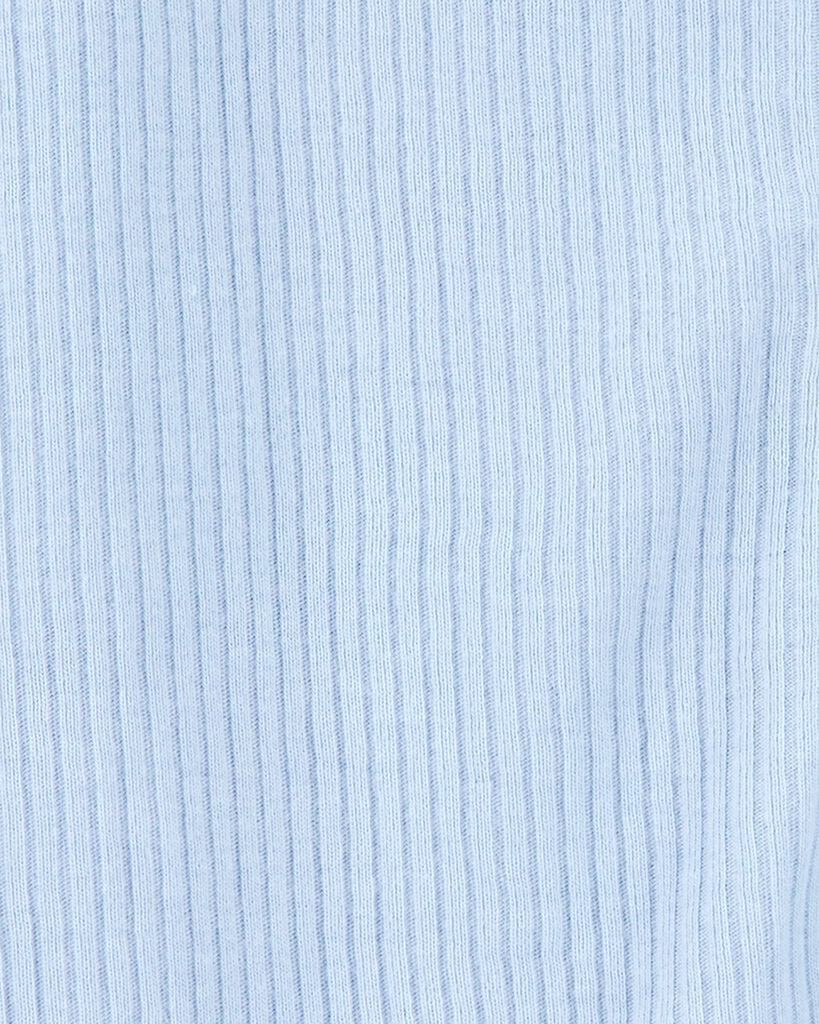 slide 2 of 3, Carter's Carters Baby Dog Pocket 2-Way Zip Ribbed Sleep & Play Pajamas - Blue Blue 9M, 1 ct