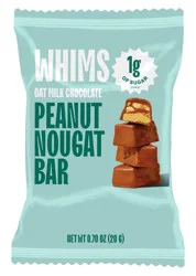 Whims Oat Milk Chocolate Peanut Nougat Bar