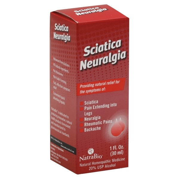 slide 1 of 4, NatraBio Sciatica Neuralgia 1 oz, 1 oz