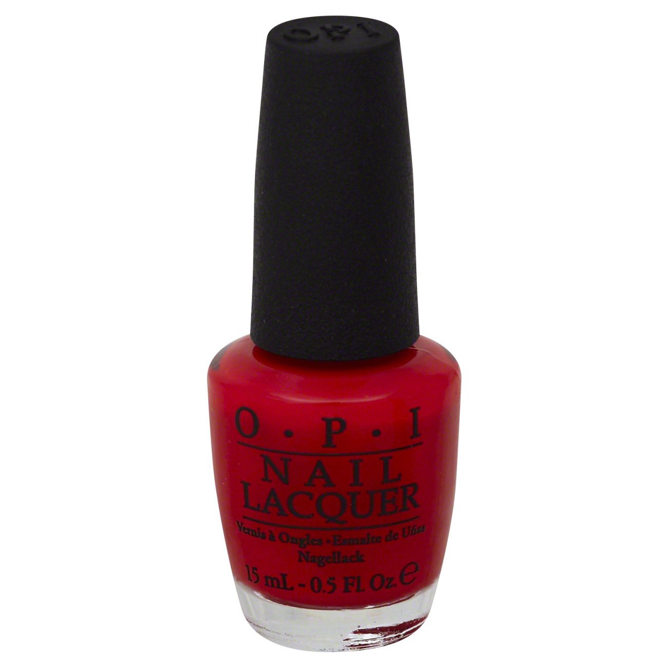 slide 1 of 1, OPI Nail Lacquer - Big Apple Red, 0.5 fl oz
