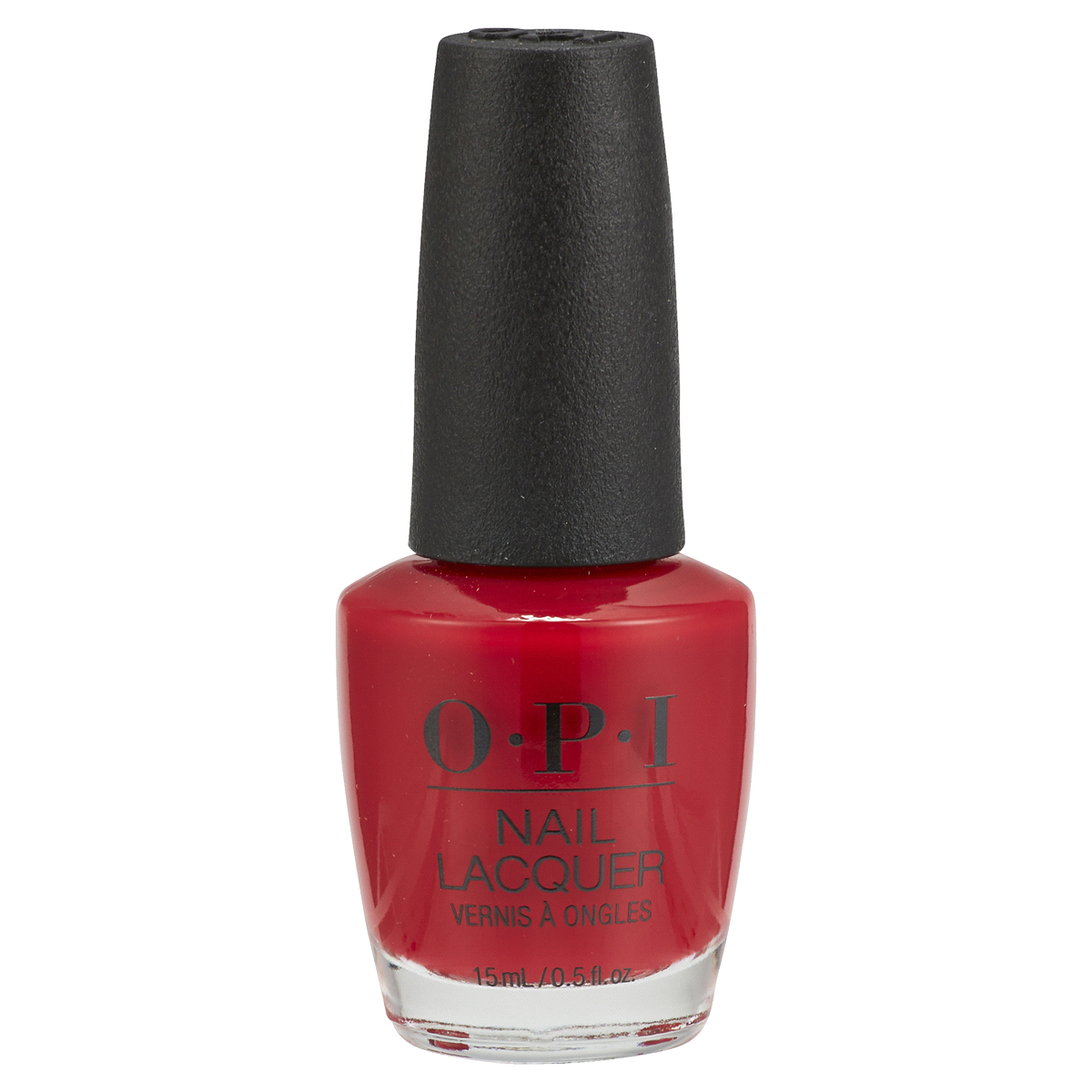 slide 1 of 1, OPI Nail Lacquer - Big Apple Red, 0.5 fl oz