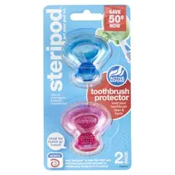 Steripod 2 Pack Toothbrush Protector 2 ea