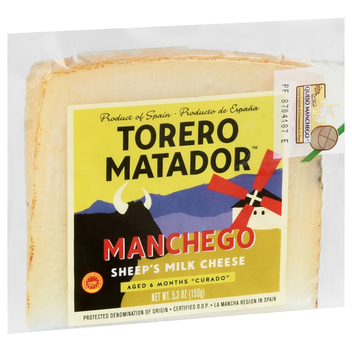 slide 13 of 14, Torero Matador Sheep's Milk Manchego Cheese 5.3 oz, 5.3 oz