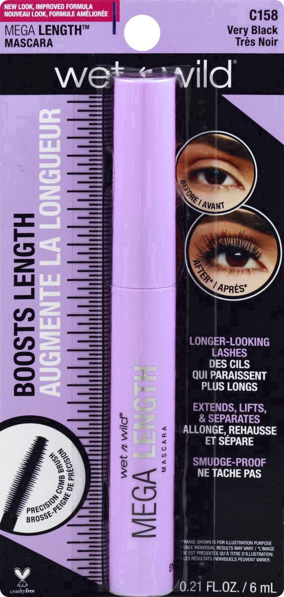 slide 22 of 27, wet n wild Mega Length Mascara - 0.21 fl oz, 0.21 fl oz