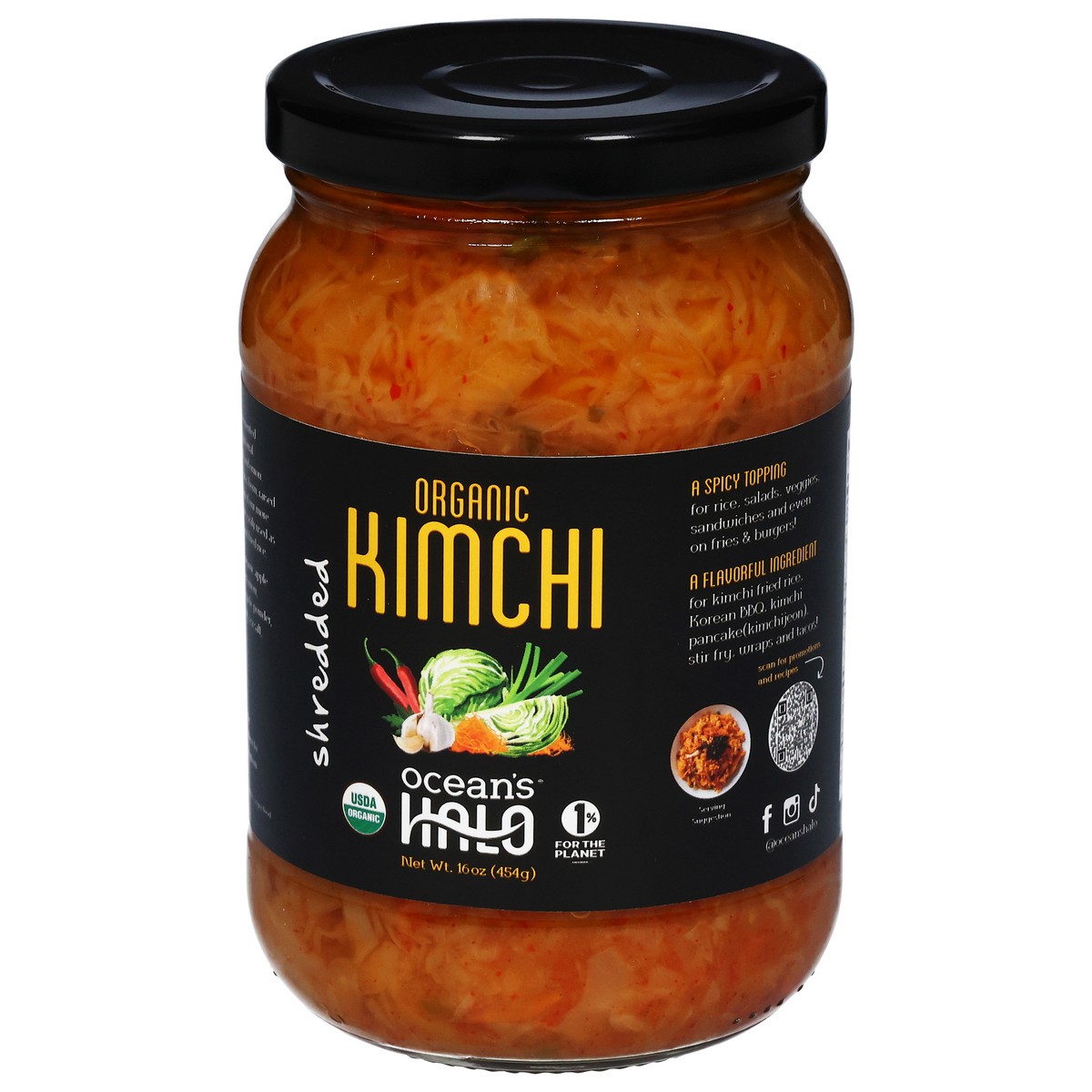 slide 8 of 12, Ocean's Halo Organic Shredded Kimchi 16 oz, 16 oz
