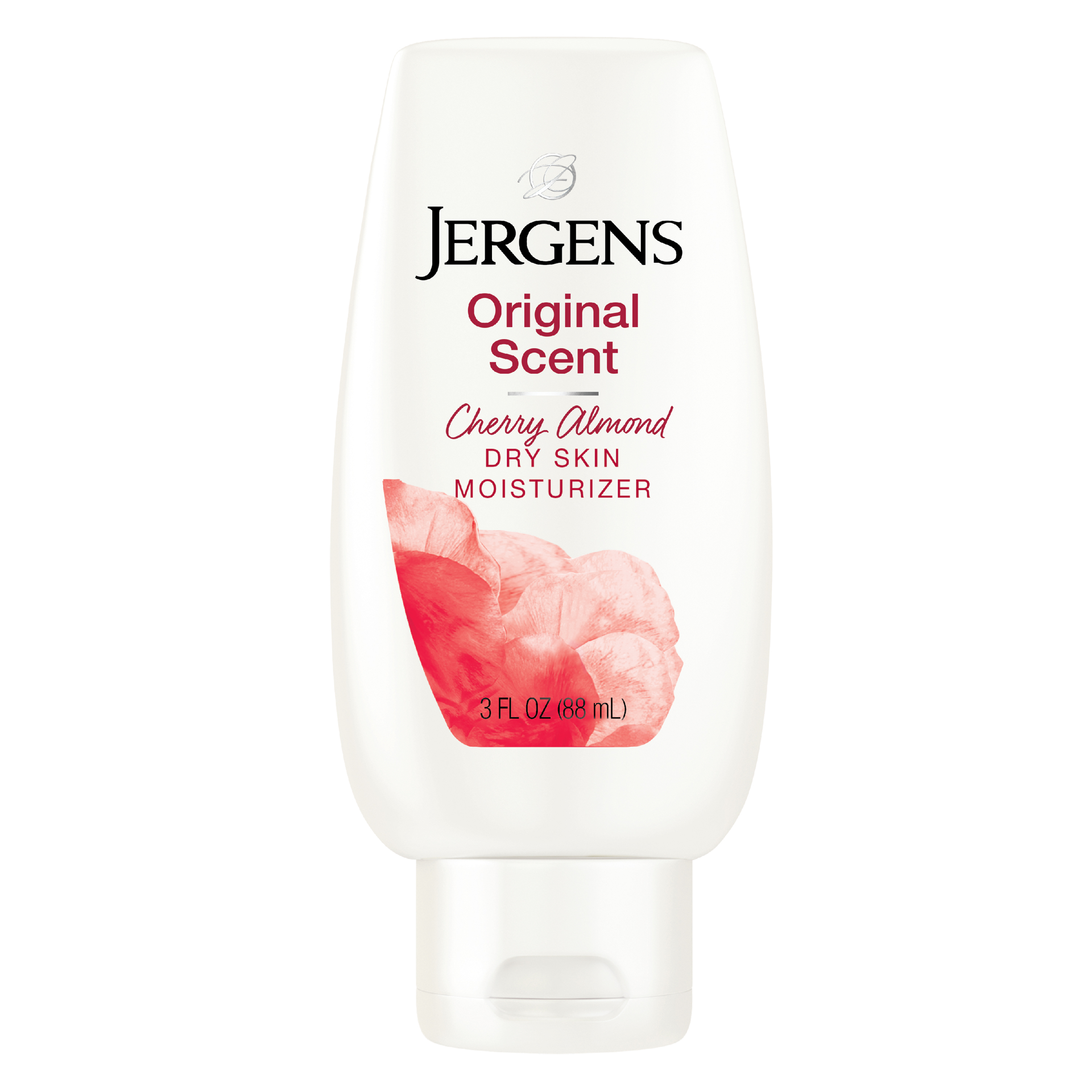 slide 1 of 9, Jergens Original Scent Dry Skin Body Lotion, Hand and Body Moisturizer, Cherry Almond Essence, Dermatologist Tested, 3 Oz, 3 fl oz