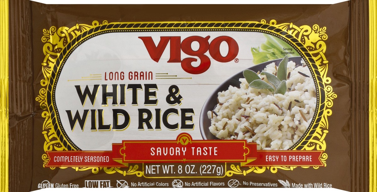 slide 5 of 5, Vigo White & Wild Rice, Long Grain, 8 oz