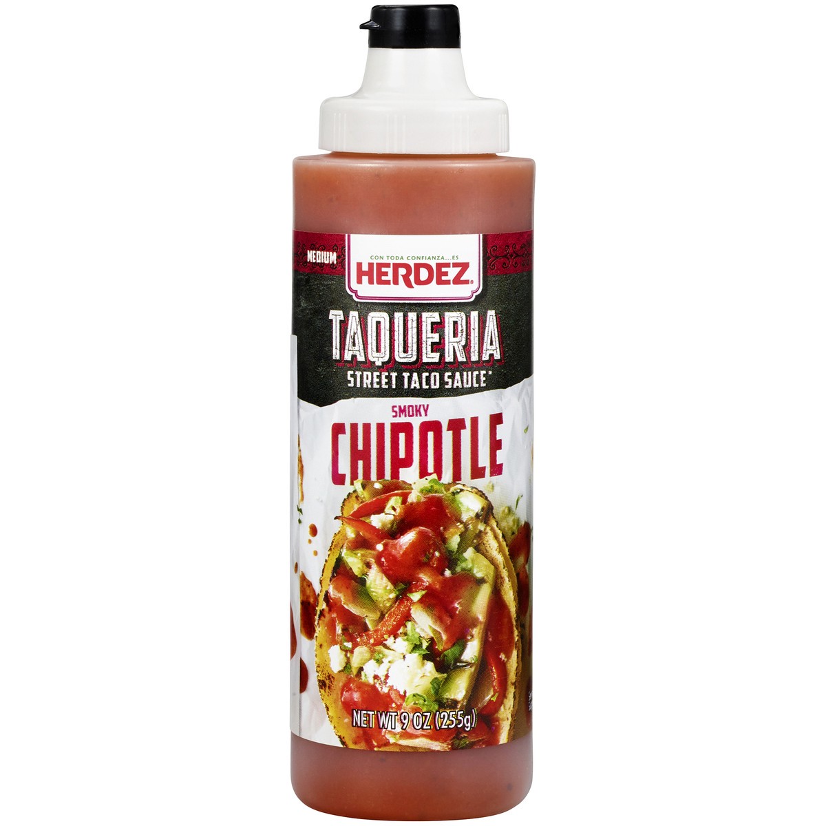 slide 1 of 11, HERDEZ TAQUERIA STREET SAUCE Chipotle Medium, 9 oz