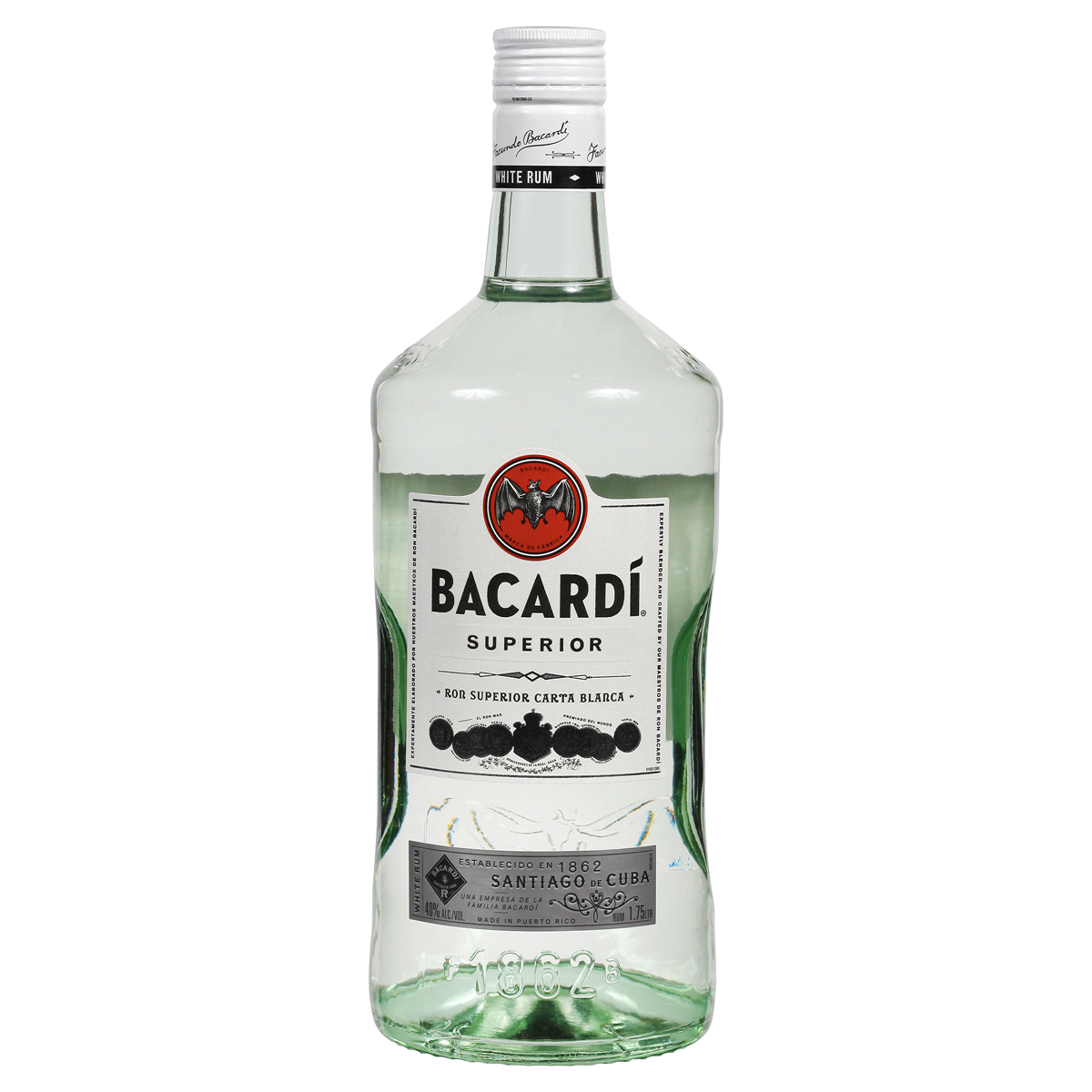 slide 1 of 6, Bacardi Superior Original Premium Rum, 1.75 liter