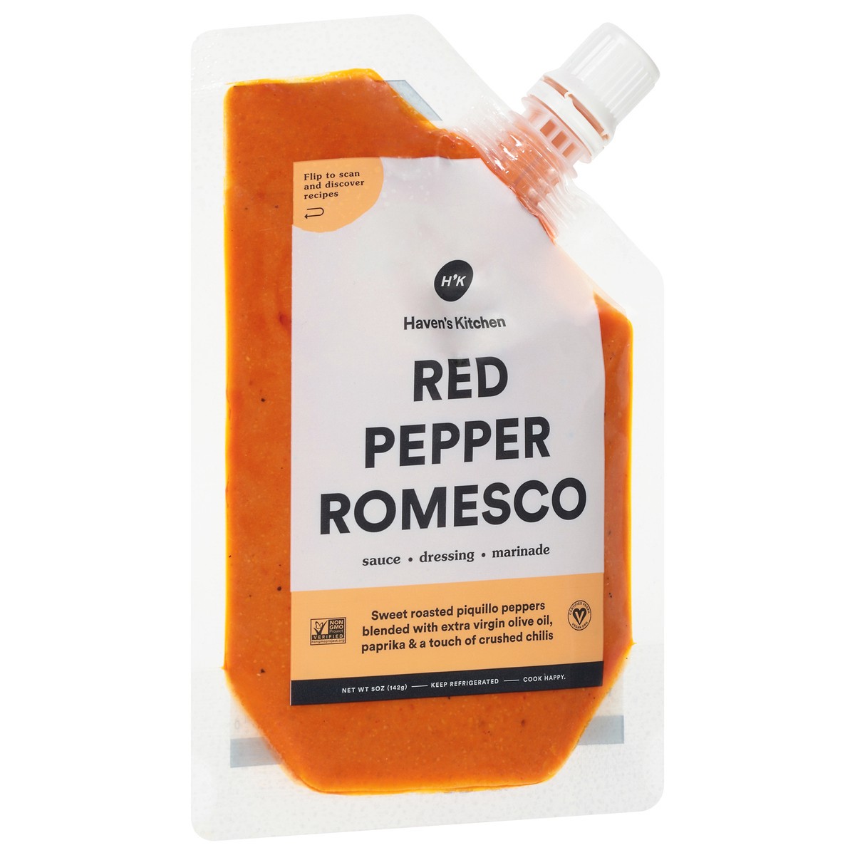 slide 5 of 9, Haven's Kitchen Red Pepper Romesco Sauce-Dressing-Marinade 5 oz, 5 oz