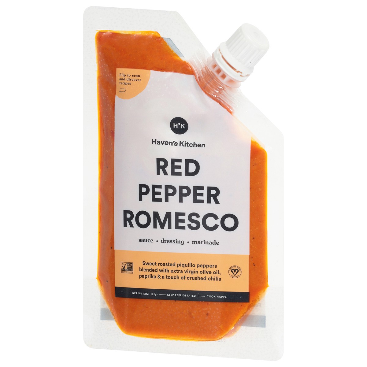 slide 2 of 9, Haven's Kitchen Red Pepper Romesco Sauce-Dressing-Marinade 5 oz, 5 oz