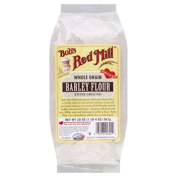 slide 1 of 1, Bob's Red Mill Stone Ground Barley Flour, 20 oz