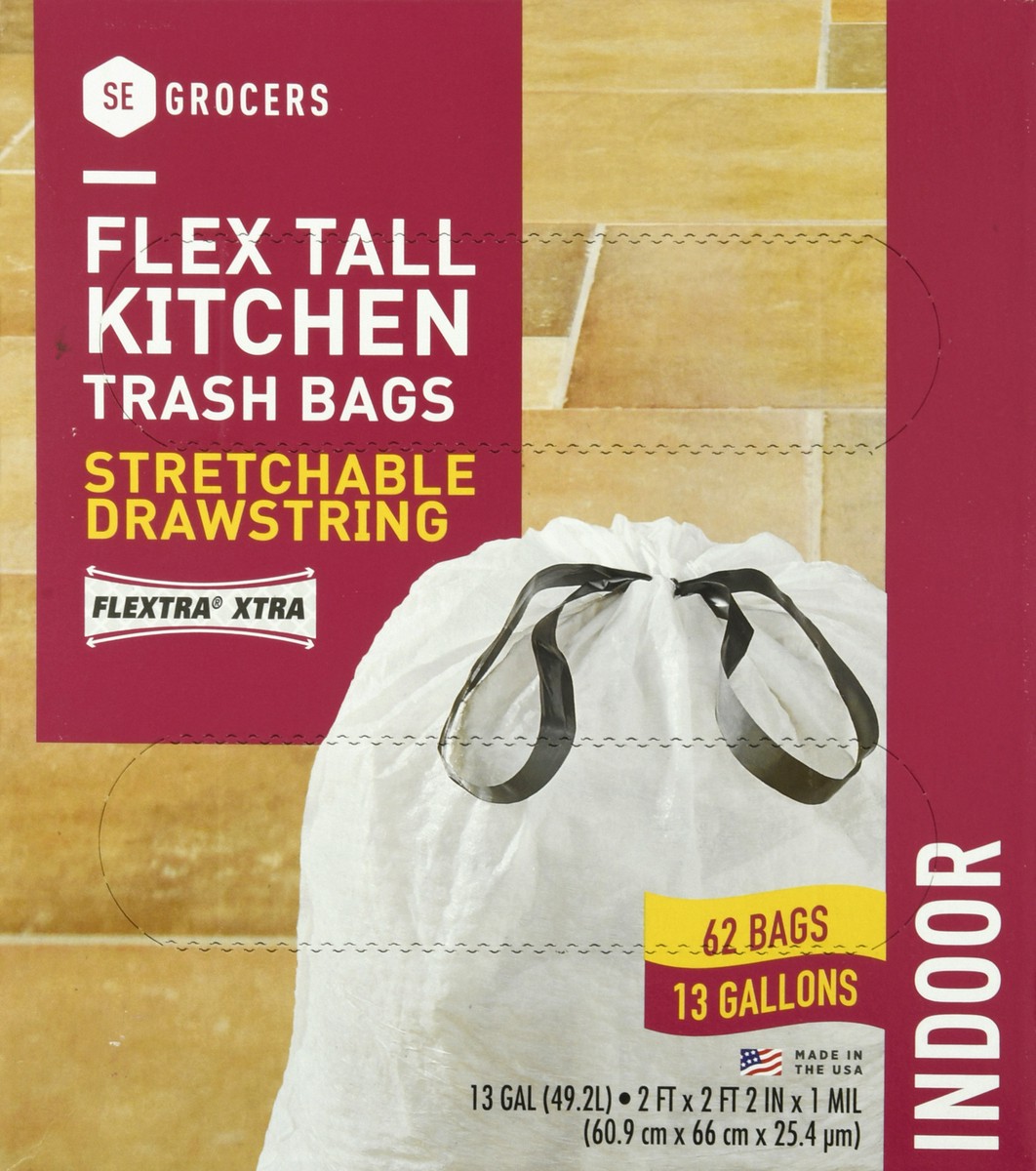 slide 2 of 9, Se Grocers Flx Drw Strng, 62 ct