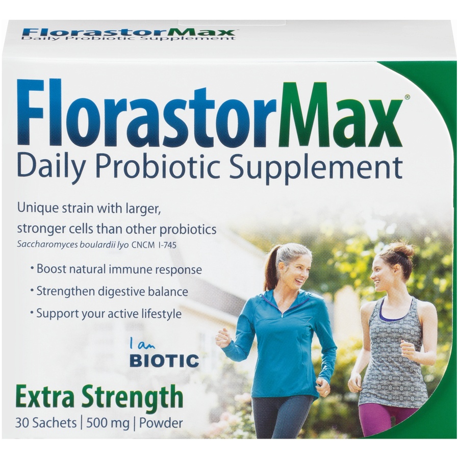 slide 1 of 1, Florastor Florastor Probiotic Supplement Powder Packet, 30 ct