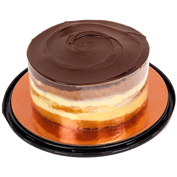 slide 1 of 1, L&B Boston Cream Cake, 36 oz