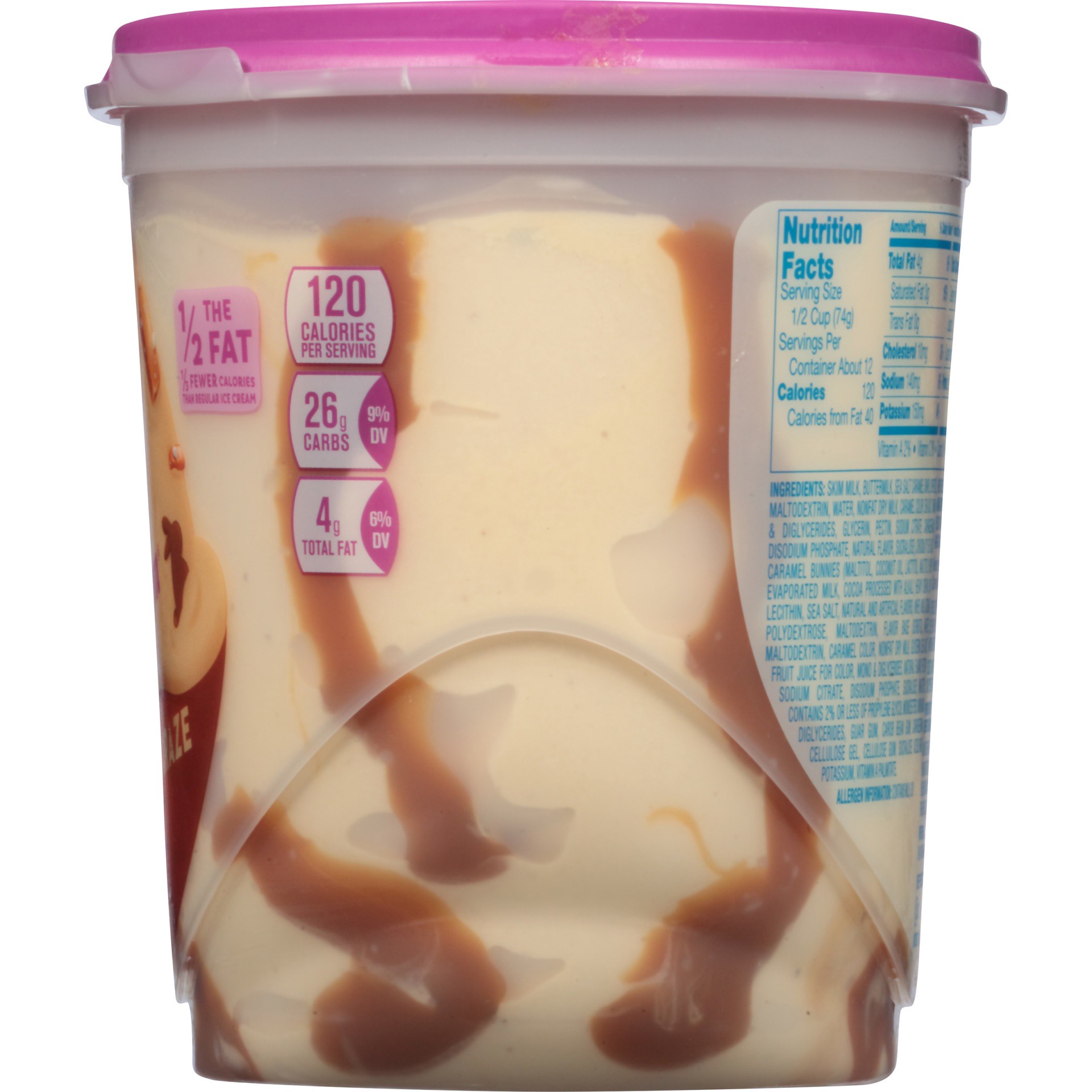 slide 7 of 9, Blue Bunny Salted Caramel Ice Cream Sweet Freedom, 46 fl oz