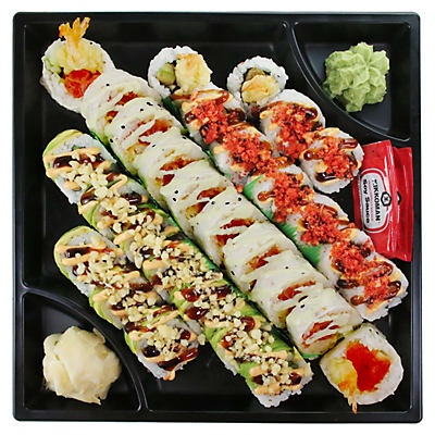 slide 1 of 1, H-E-B Sushiya Lubbock Party Tray, 30 ct