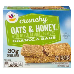 Giant Crunchy Oats & Honey Granola Bar - 12 ct