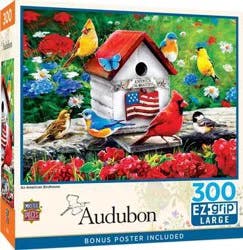 Masterpieces Audubon - An American Birdhouse 300 Piece EZ Grip Puzzle