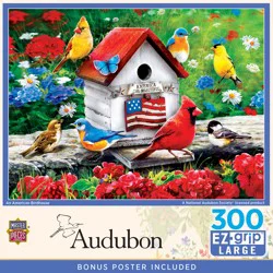 Masterpieces Audubon - An American Birdhouse 300 Piece EZ Grip Puzzle