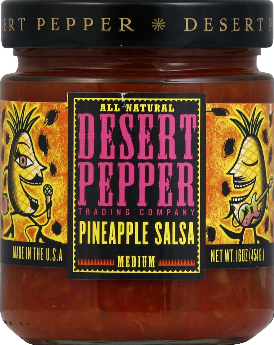 slide 2 of 2, Desert Pepper Trading Authentic Pineapple Medium Salsa, 16 oz