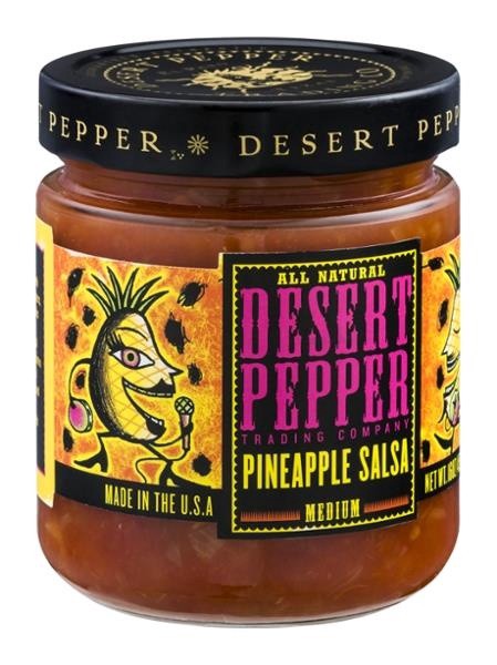 slide 1 of 2, Desert Pepper Trading Authentic Pineapple Medium Salsa, 16 oz