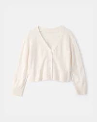 Carter's Girls Pointelle Cardigan Sweater - Cream - Size 6-6X