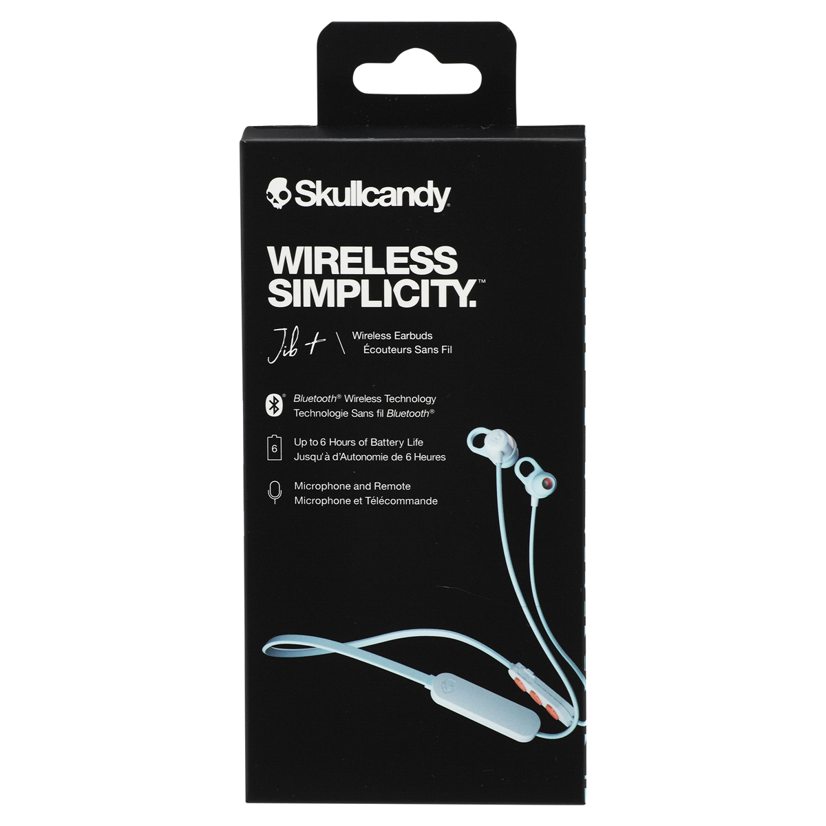 slide 1 of 1, Skullcandy Jib+ Wireless Earbuds, Bleached Blue, 1 ct