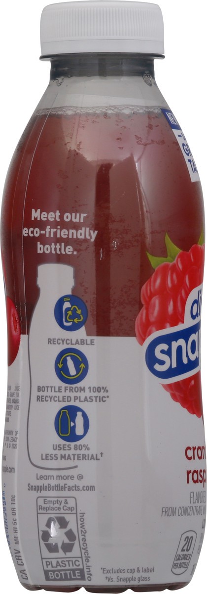 slide 7 of 11, Snapple Diet Cranberry Raspberry Juice Drink 16 fl oz, 16 oz