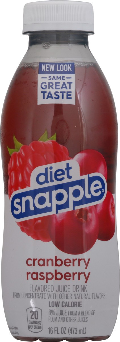 slide 9 of 11, Snapple Diet Cranberry Raspberry Juice Drink 16 fl oz, 16 oz