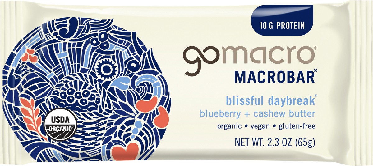 slide 4 of 7, GoMacro Blissful Daybreak Bar, 2.3 oz