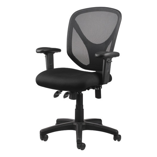 slide 8 of 10, Realspace Mftc 200 Ergonomic Mesh Mid-Back Task Chair, Black, 1 ct