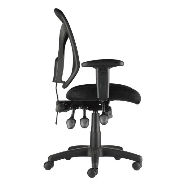 slide 9 of 10, Realspace Mftc 200 Ergonomic Mesh Mid-Back Task Chair, Black, 1 ct