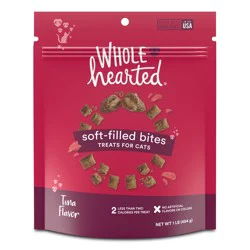 WholeHearted Tuna Flavor Soft-Filled Bites Cat Treats, 16 oz.