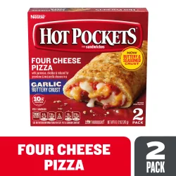 Hot Pockets Four Cheese Pizza Frozen Sandwiches