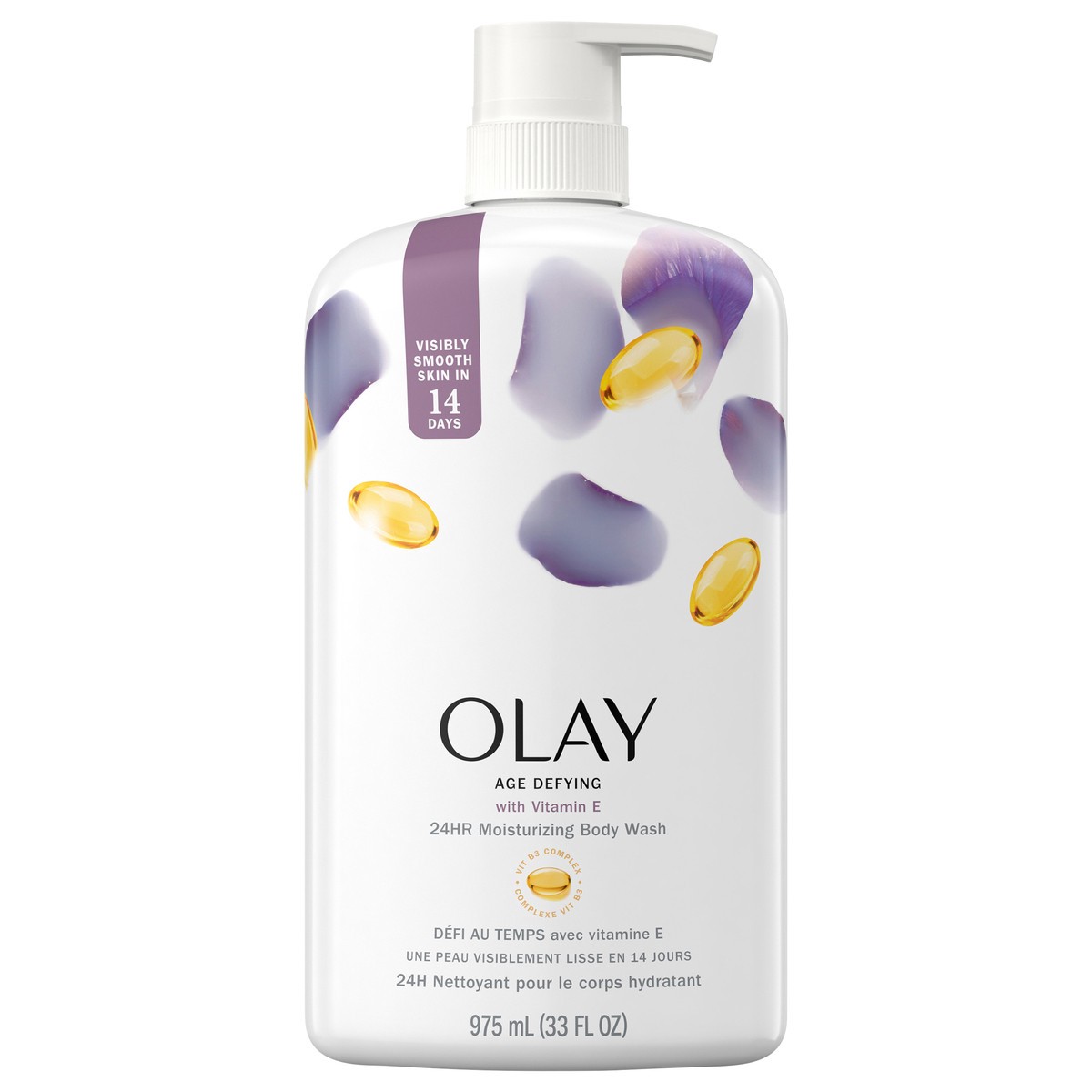 slide 1 of 39, Olay Age Defying Body Wash with Vitamin E, 30 fl oz, 33 fl oz