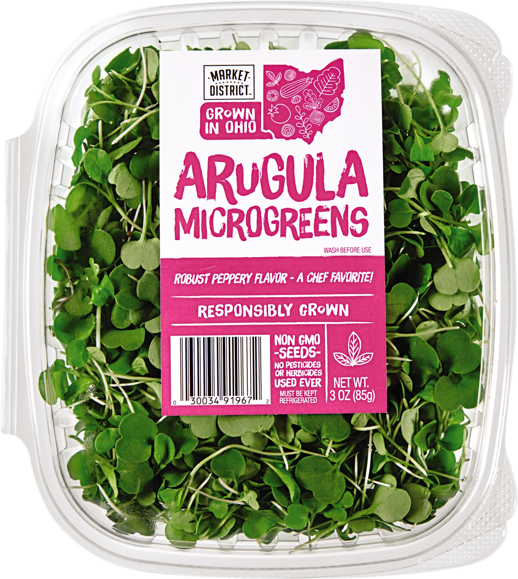 slide 1 of 1, Giant Eagle Microgreen Arugula, 3 oz