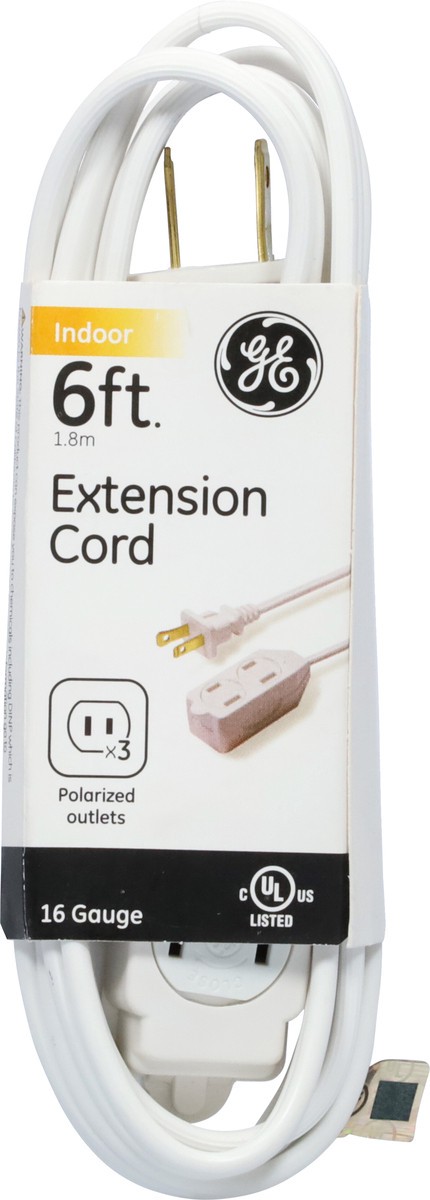 slide 5 of 9, GE Extension Cord 6' Indoor, 1 ct