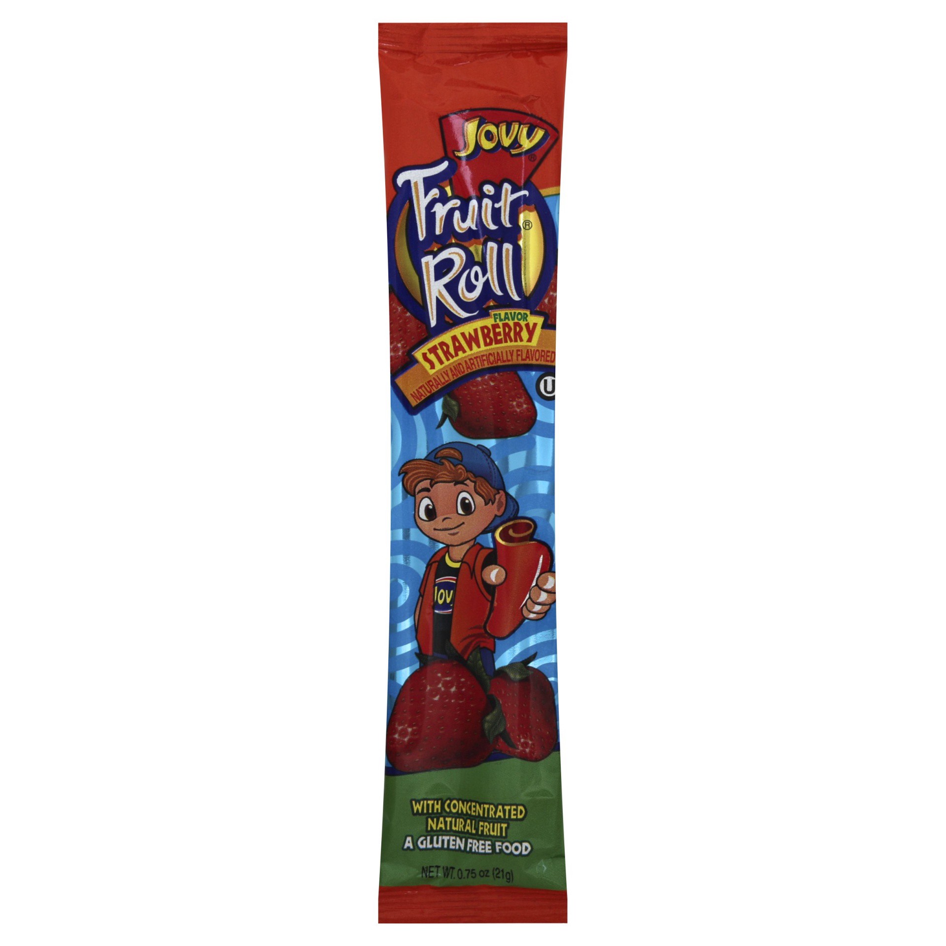 slide 1 of 5, Jovy Strawberry Flavor Fruit Roll 0.75 oz, 0.75 oz
