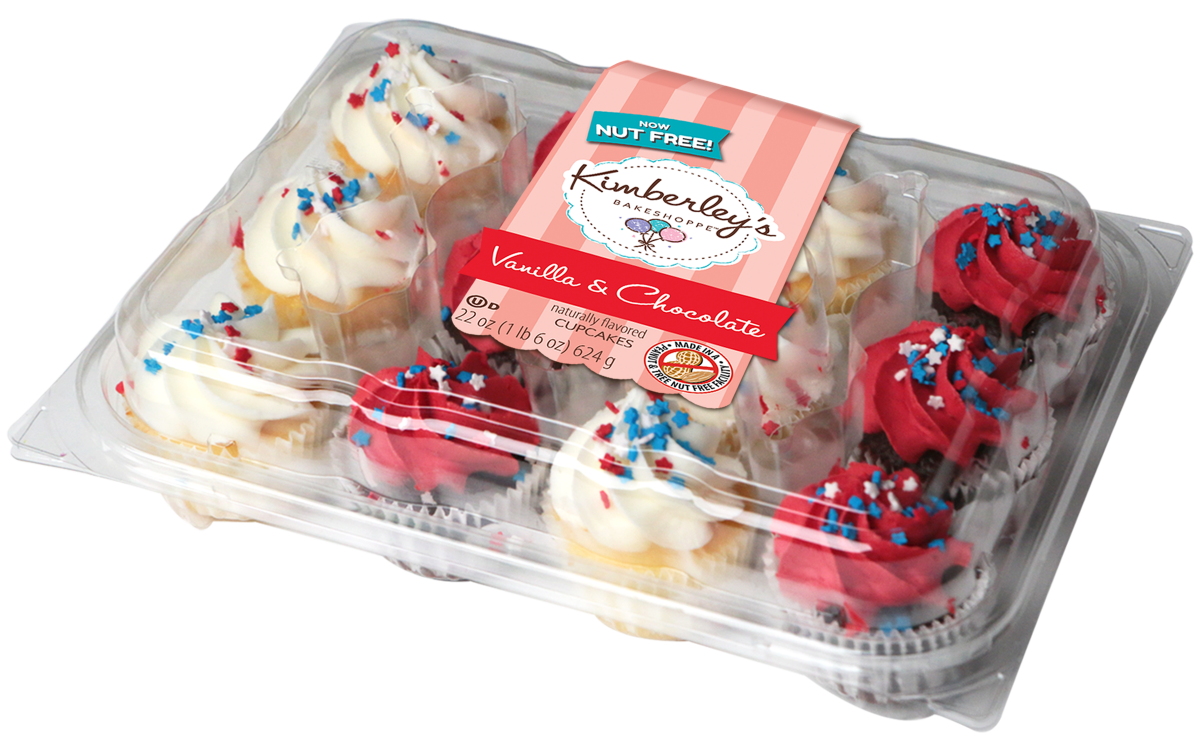 slide 1 of 1, KMB Kimberly's Vanilla And Chocolate Cupca, 22 oz