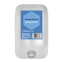 Know & Love Spring Water 2.5 Gallon