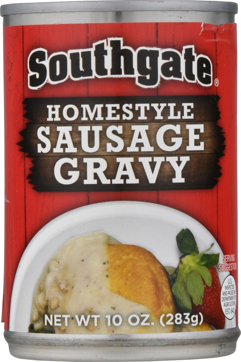 slide 1 of 9, Southgate Homestyle Sausage Gravy, 10 oz