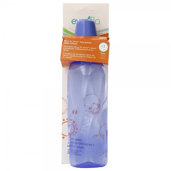 slide 1 of 1, Evenflo Bottle With Nipple 1 ea, 1 ct