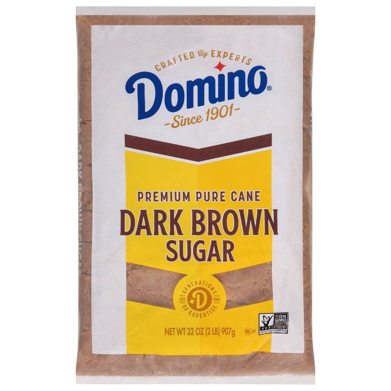 slide 1 of 5, Domino Dark Brown Sugar, 32 oz